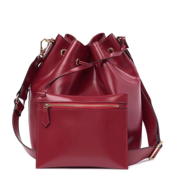 ⛔️SOLD⛔️Authentic VALENTINO Leather drawstring BAG - Picture 6 of 8